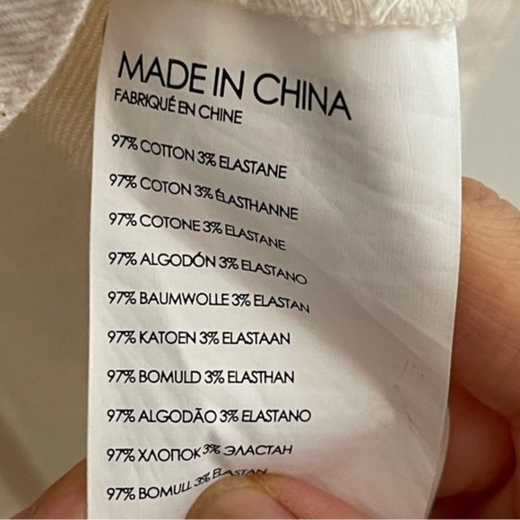 Club Monaco Beige Denim A-line Mini Skirt in Women’s Size 00 - Picture 6 of 6